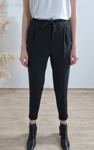 200 10800 Beli Lastikli Duble Paça Bora Pantolon