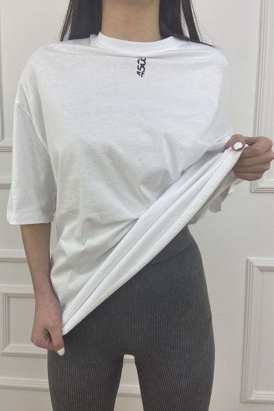 100 0593 BİSİKLET YAKA TSHIRT