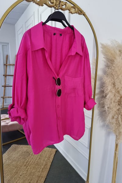 105 4612 Omzu Düşük Oversize Gömlek