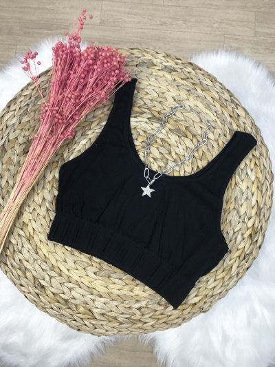 140 3740 Fitilli Askılı Crop Top
