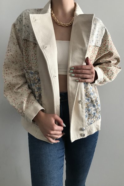 170 50949 Patchwork Ceket