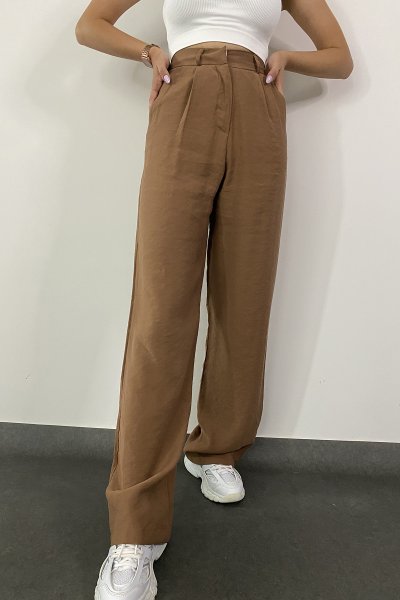 170 70827 Pileli Bol Paça Pantolon