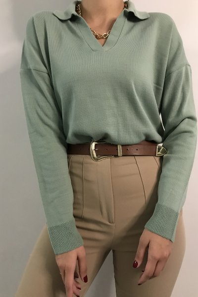 900 3215 Polo Yaka Triko Kazak