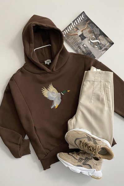 430 430 Ördek Nakışlı Sweat