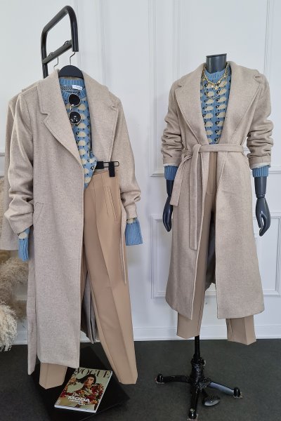 105 8121 Uzun Kaşe Kaban