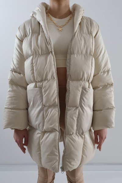 105 8979 Oversize Şişme Mont