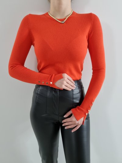 140 1267 bis yaka kol ortası droplu kazak