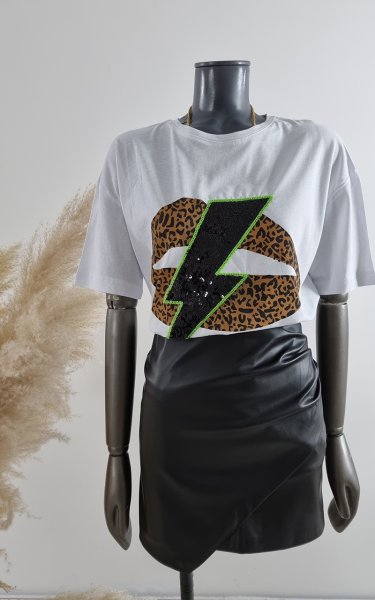 130 13009 Dudak Baskı Tshirt