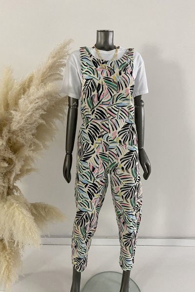 120 26961 Renkli desenli tulum