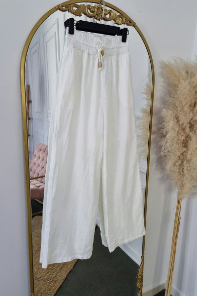 105 50554 Lastikli boru paça pantolon