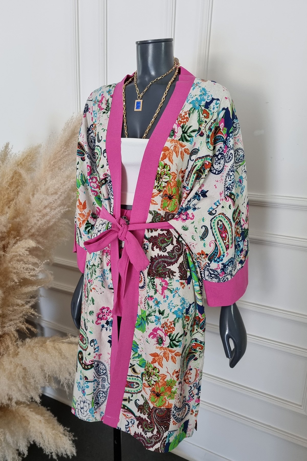 430 Kimono Şort Takım 