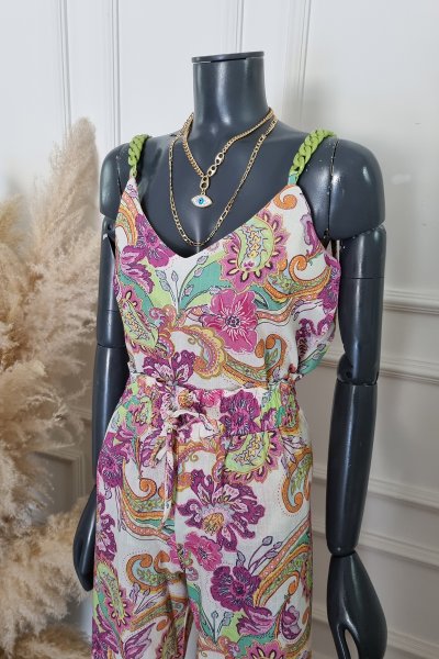 130 13385 Zincir aksesuarlı çicek dsn atlet