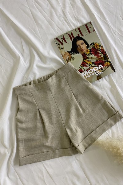 495 9090 Duble paça şort
