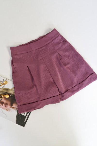 495 909001 Duble paça pilili şort