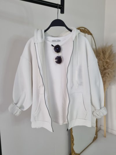 170 17662 Kapşonlu fermuarlı sweat