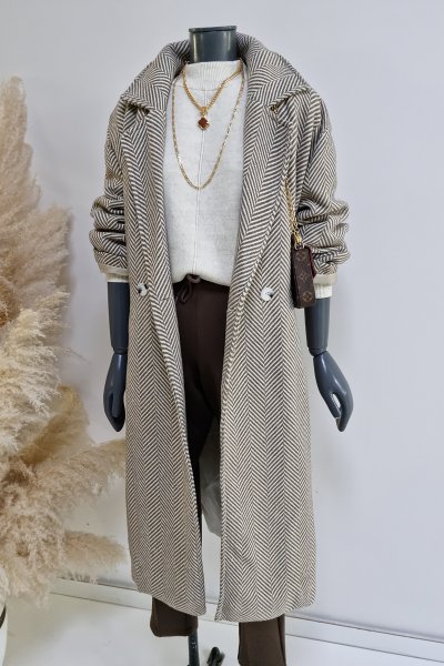 105 9242 Oversize kruvaze kaban