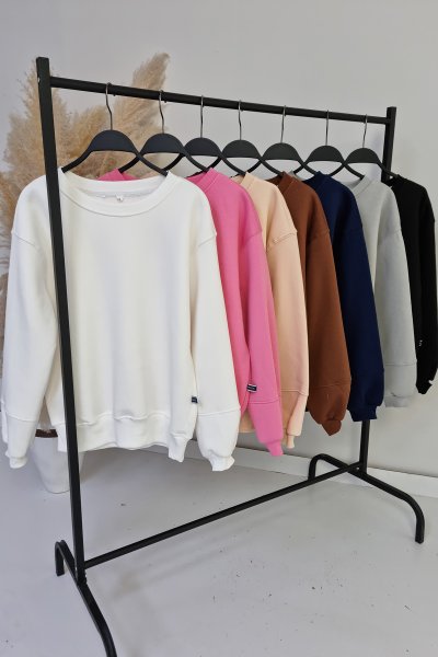 DS 7009  Kol parçalı bis yaka sweat