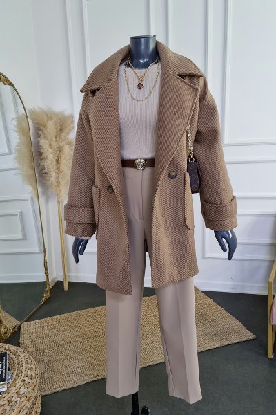 105 9247 Düşük kol kaban