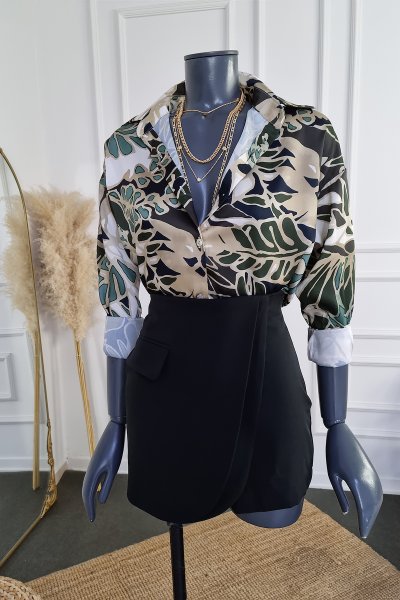 130 14178 Cep Kapaklı Şort Etek