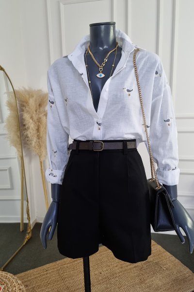 110 4679 Kemerli şort