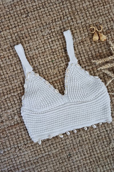 160 3642 Deniz Kabuklu Crop Atlet