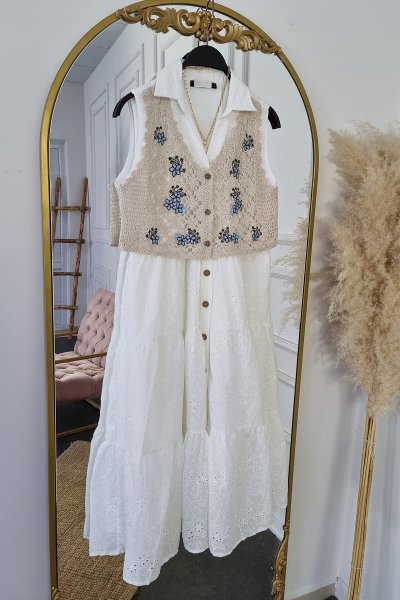120 27911 VINTAGE ELBİSE
