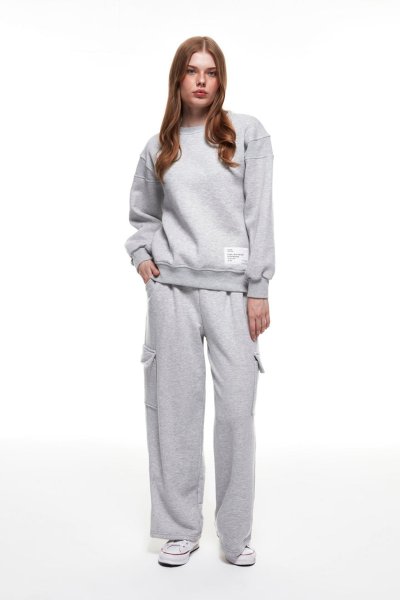 170 17735 Arkası Fermuarlı Sweat