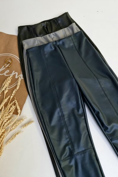 130 15225 PARÇALI DERİ TAYT