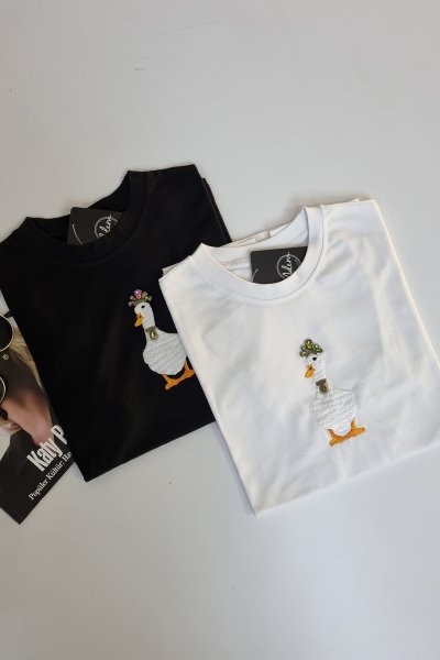 SDT ÖRDEK NAKIŞLI TSHIRT
