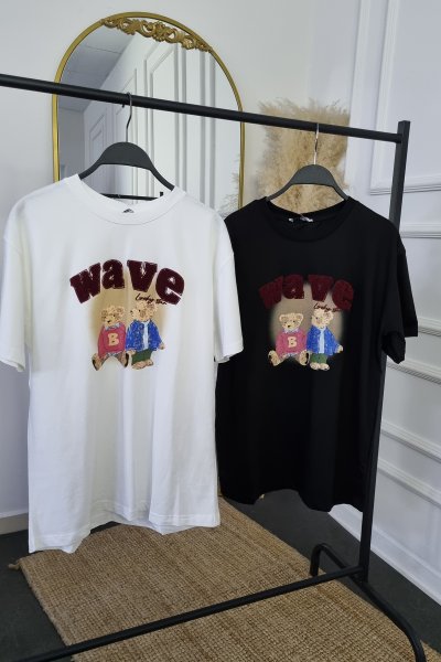 155 82419 KAREKTER BASKILI TSHIRT