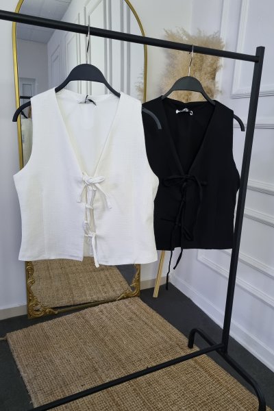 130 16296 ÖNDEN BAĞCIKLI YELEK