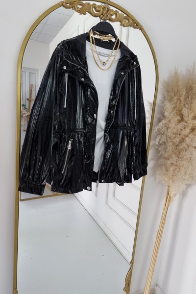 0070 KAPŞONLU PARLAK YAĞMURLUK