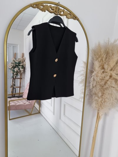 VN GOLD DÜĞMELİ TRİKO YELEK