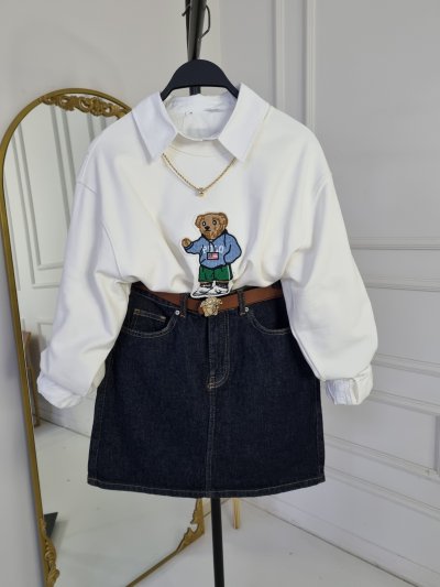 360 5427 KAREKTER BASKI SWEAT