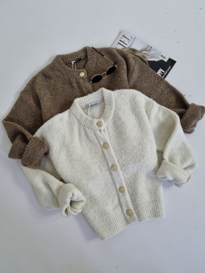 140 60276 DÜĞMELİ BUKLET TRİKO HIRKA