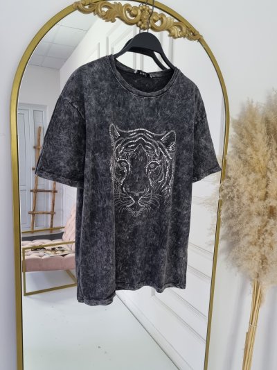 MT001 7086 YIKAM KAPLAN TAŞLI TSHIRT