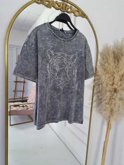 MT001 7086 YIKAM KAPLAN TAŞLI TSHIRT