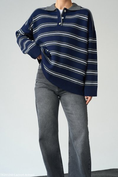 100 TK241248 POLO YAKA KAZAK