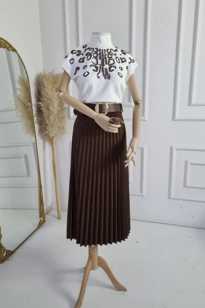 110 17151 SÜET PİLİSELİ ETEK