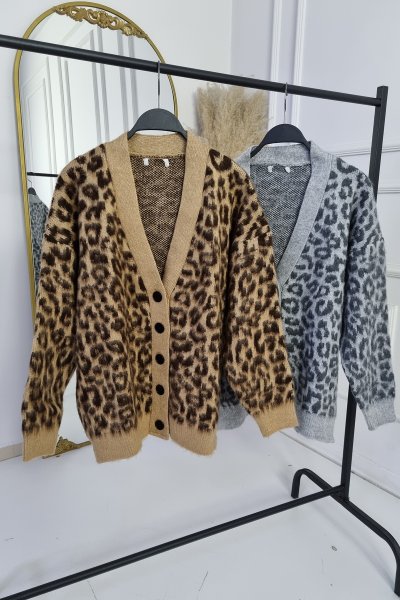 900 4565 LEOPAR TRİKO HIRKA