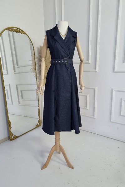 LVR 7380 Kemerli Elbise