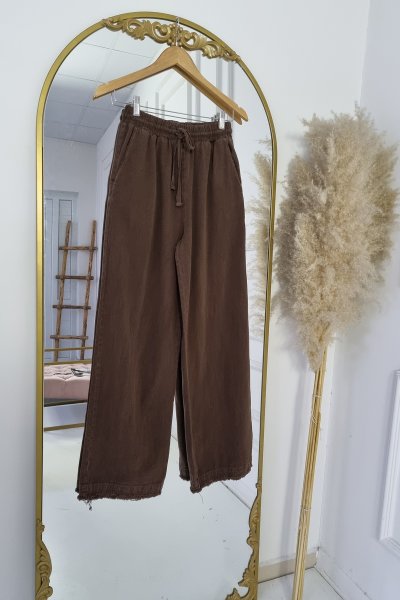 WL001 233 Paçası Püsküllü Pantolon