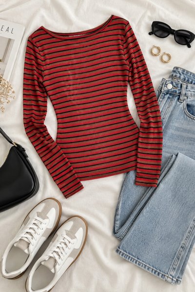150 4282 Çizgili Crop